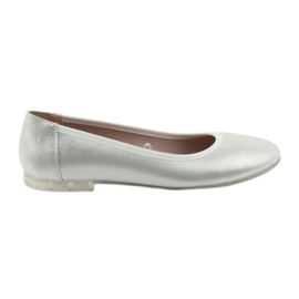 Sergio Leone Silber Frauen Ballerinas BL607