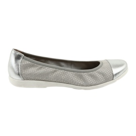 Ballerinas Caprice 22152 grau
