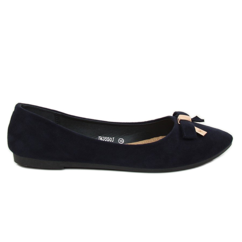 Marineblaue Ballerinas für Damen JM3550J Azul Marino navy blau