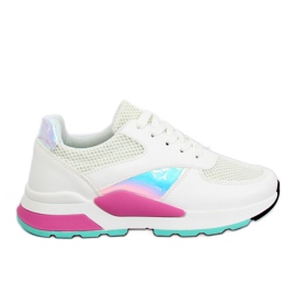 Weiß LV73P Weiße Sportschuhe