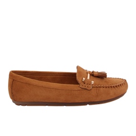 Damen-Loafer camel L7183 Camel braun