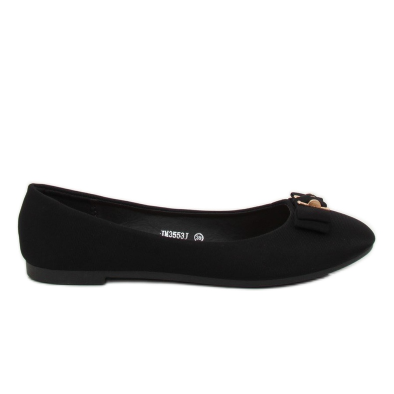 Schwarze Damen Ballerinas JM3553J Negro