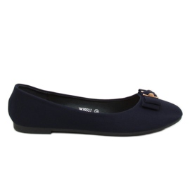 Marineblaue Ballerinas für Damen JM3553J Azul Marino navy blau
