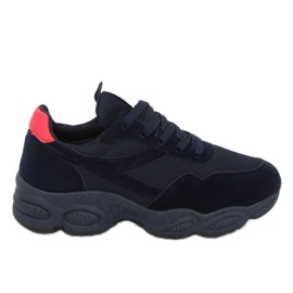 E-102 Marineblaue Sportschuhe