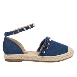 Blaue Denim-Espadrilles CH-1K211 Blau marineblau