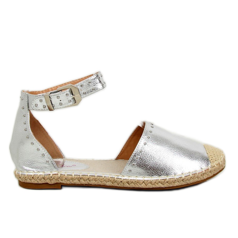 Silbermetallic Espadrilles CF-1K215 Silber grau