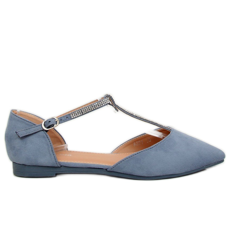 Blaue Ballerinas A321 Blau