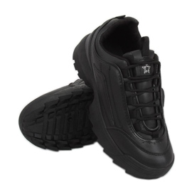Schwarz 83018 Schwarze Sportschuhe