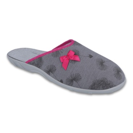 Befado farbige Damenschuhe 235D162 grau rosa