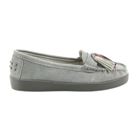 Graue Wildleder-Loafer für Damen Filippo 661