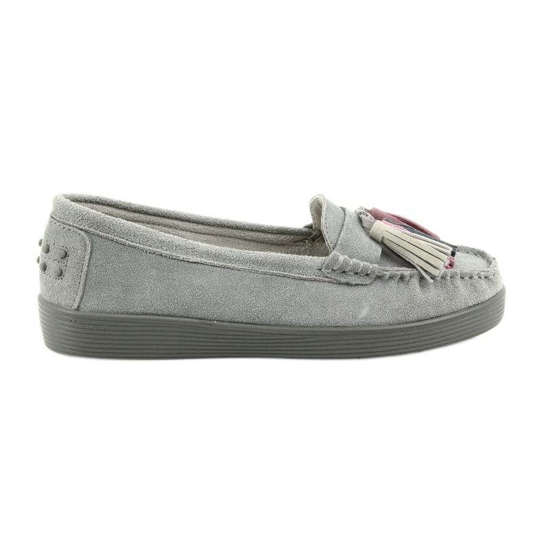 Graue Wildleder-Loafer für Damen Filippo 661