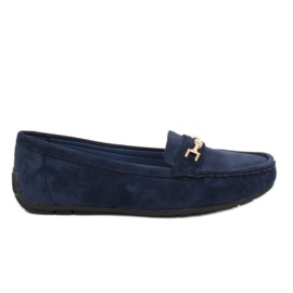 Damen Slipper marineblau R819 Navy