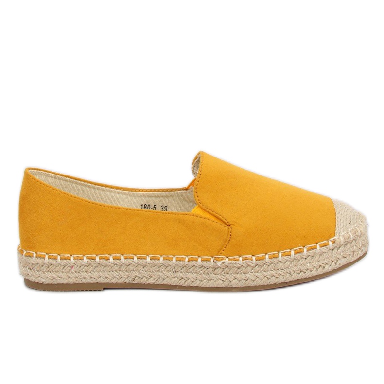 Gelbe Espadrilles für Damen 180-5 Gelb