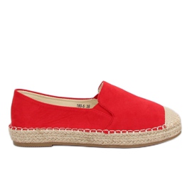 Rote Damen Espadrilles 180-5 Rot