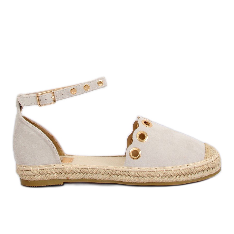 Espadrilles mit grauem LX170 Grauem Riemen