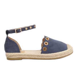 Espadrilles mit Riemen LX170 Blau marineblau