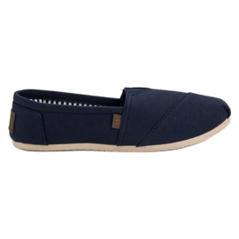 Klassische marineblaue Slipper navy blau