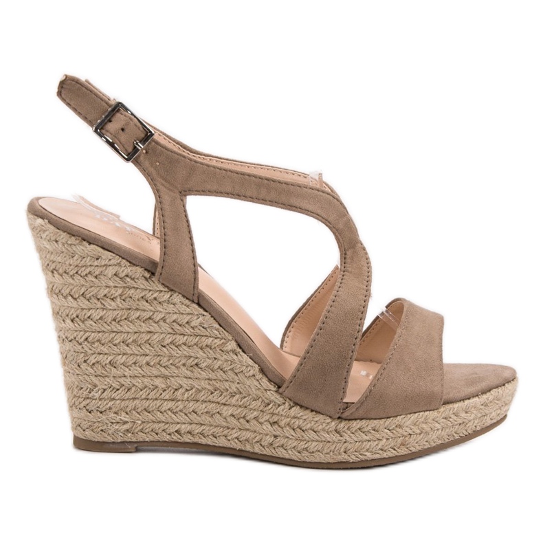 Espadrilles auf Kotrurnie Sandalen braun