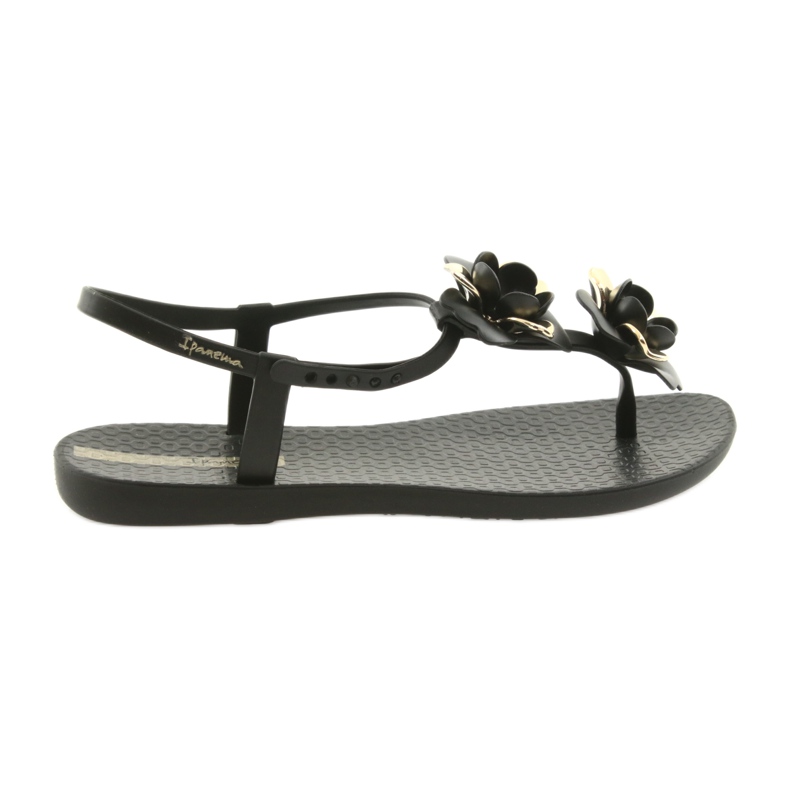 Ipanema Sandalen Damenschuhe mit Blumen 82662 schwarz gelb