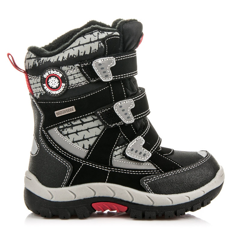 American Club Stiefel für den Jungen schwarz