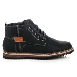 Venmax Bequeme Schuhe für den Winter blau marineblau