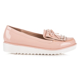 VICES Pulverlackierte Schuhe rosa