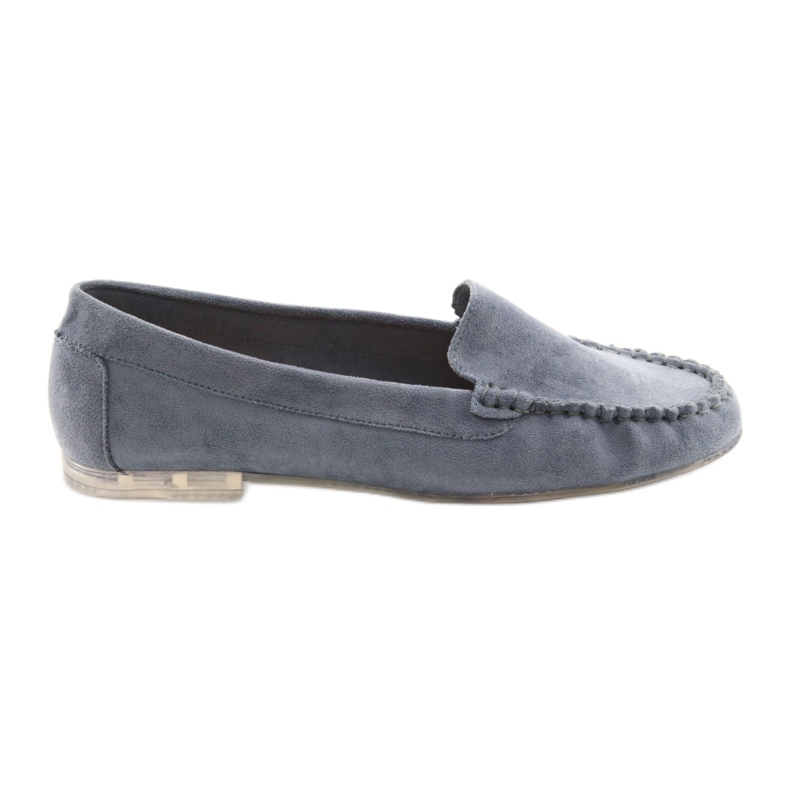 Damen Wildleder Loafer Sergio Leone 721 blau