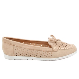 Damen Slipper beige T339P Beige