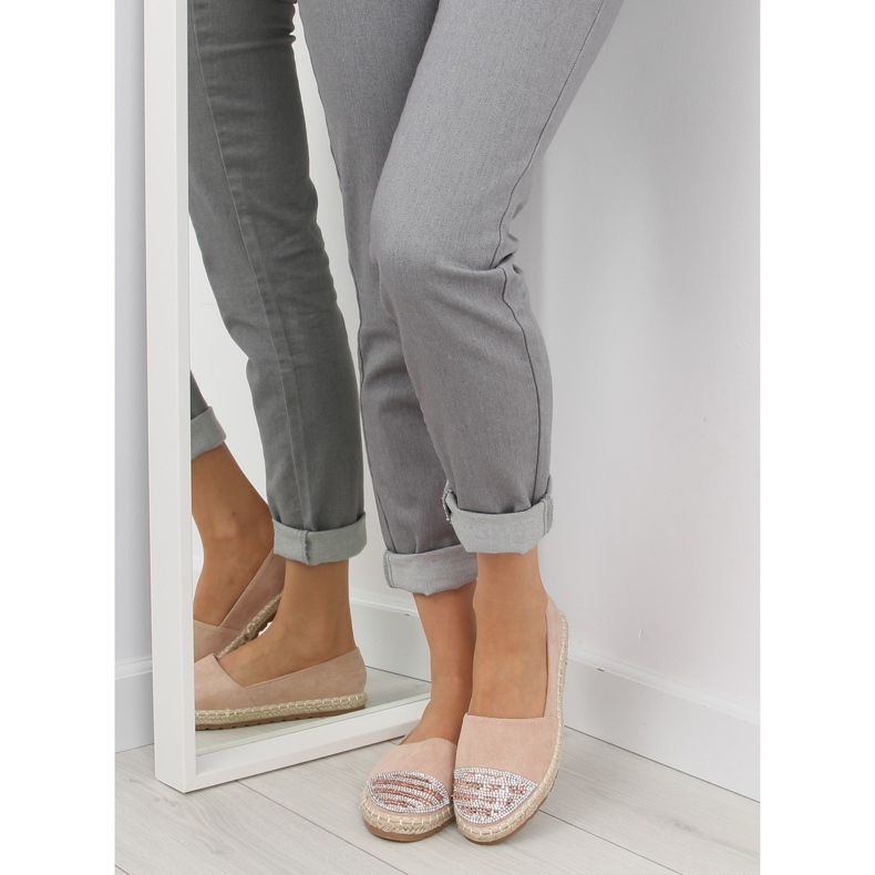 Rosa Espadrilles für Frauen H8-102 Champagne II-GAT