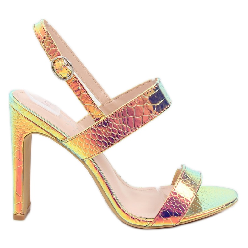 Sandalen in Petrol NF-41P Rosige Farbe rosa