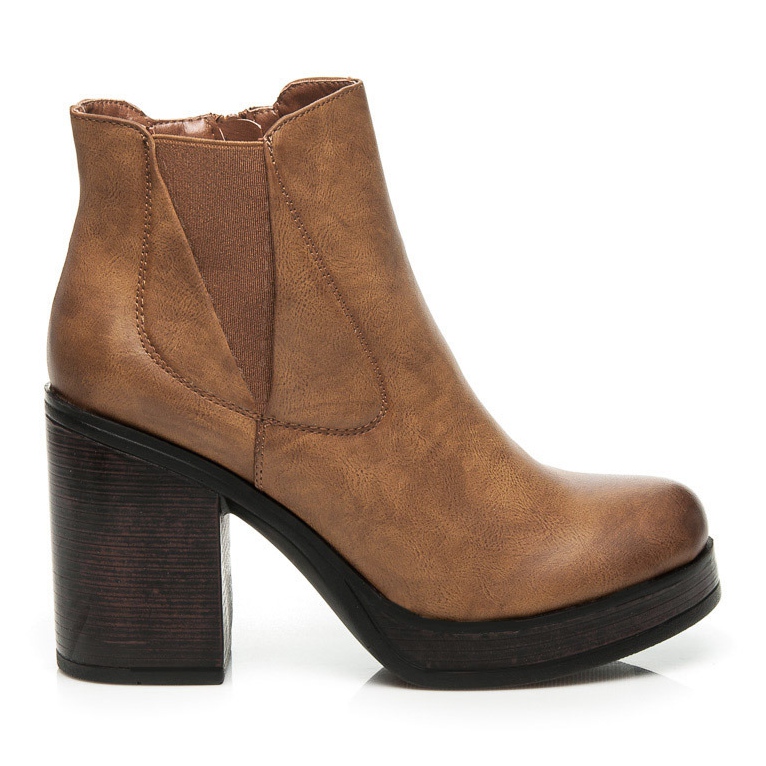 Super Mode Modische Damenstiefel braun