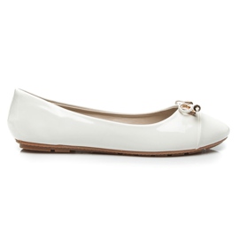 Fgm Paris Lackierte Ballerinas weiß