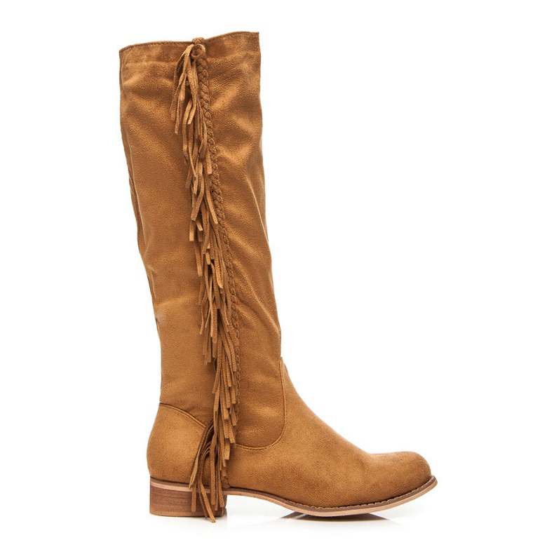 Top Or Wildlederstiefel braun