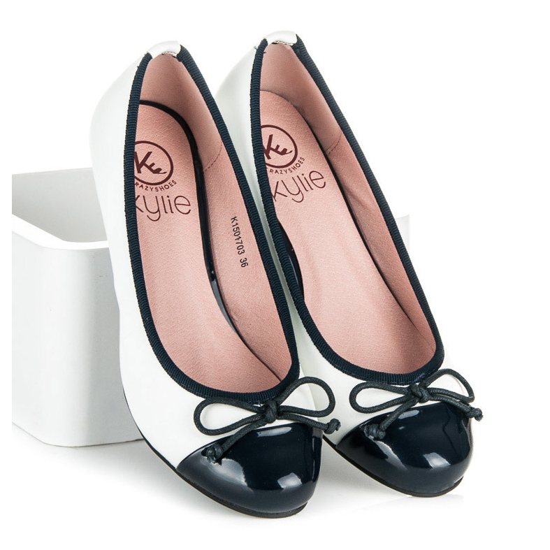 Kylie Keilpumpen weiß