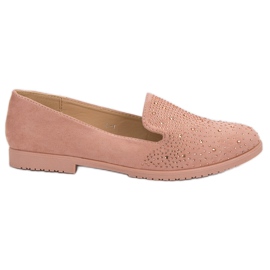 Pulverherren mit Kristallen rosa