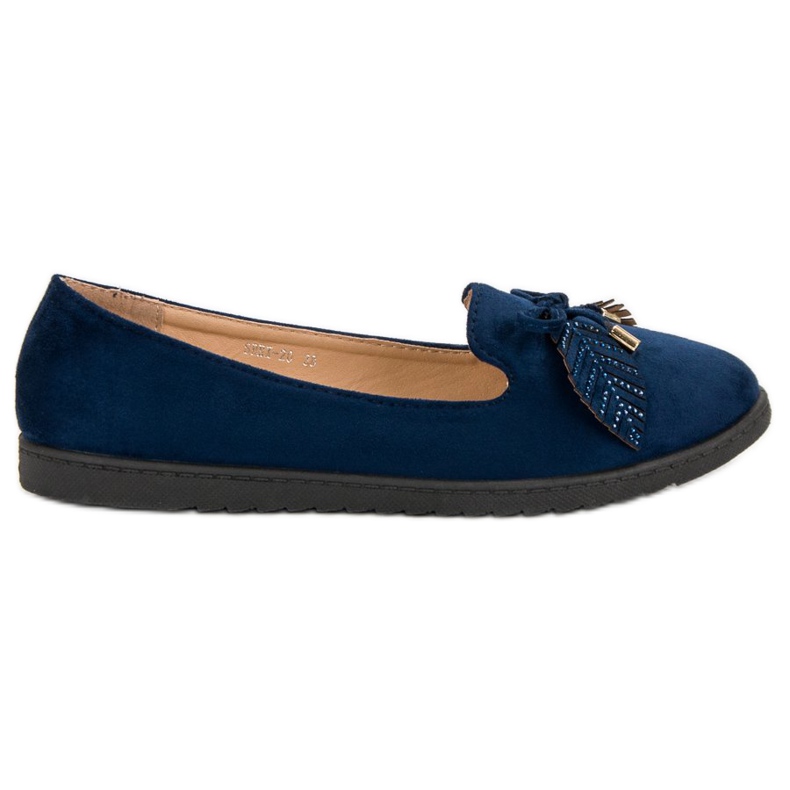 Comer Ballerinas aus Wildleder in Marineblau