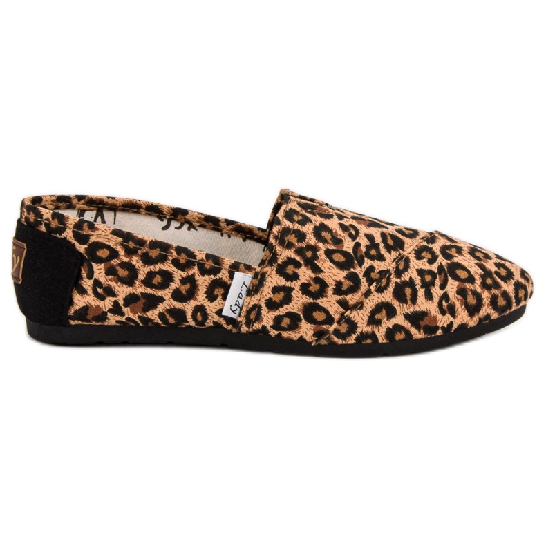 L. Day Gefleckte Slipons braun