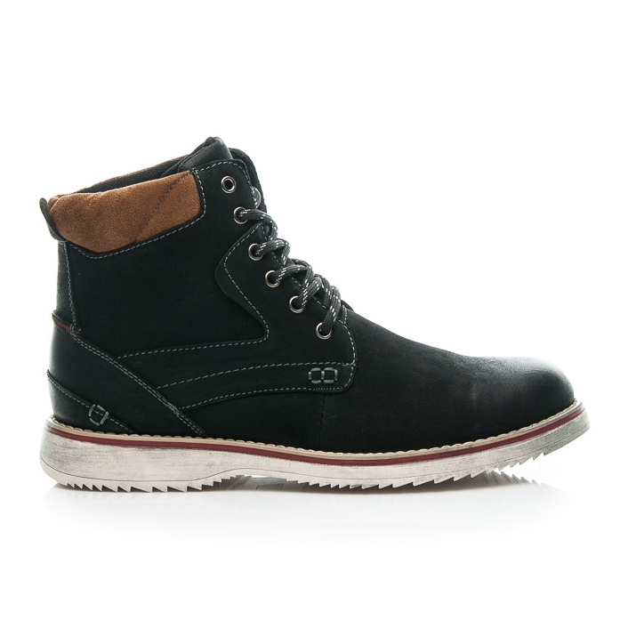 American Club Herbst Herrenschuhe schwarz
