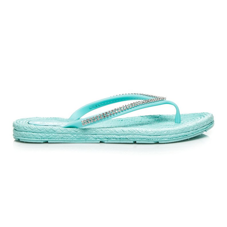 VERANICE Flip-Flops mit Zirkonia blau
