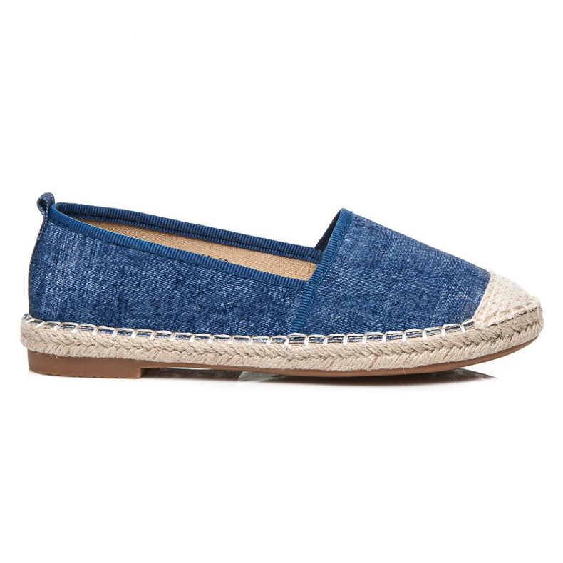 Catisa Bequeme Espadrilles blau
