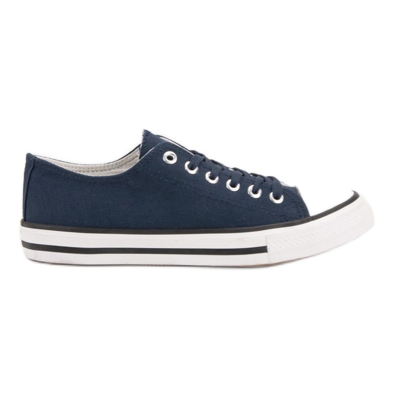 J. Star Klassische marineblaue Turnschuhe