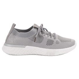 Luftige Sportschuhe grau