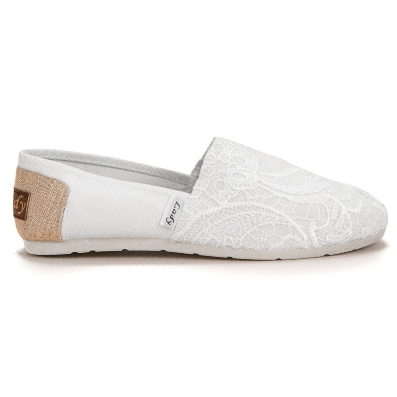 L. Day Slipons mit Muster beige