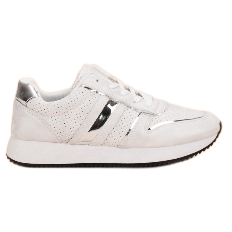 Bequeme weiße Turnschuhe