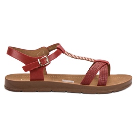 Filippo Klassische rote Sandalen