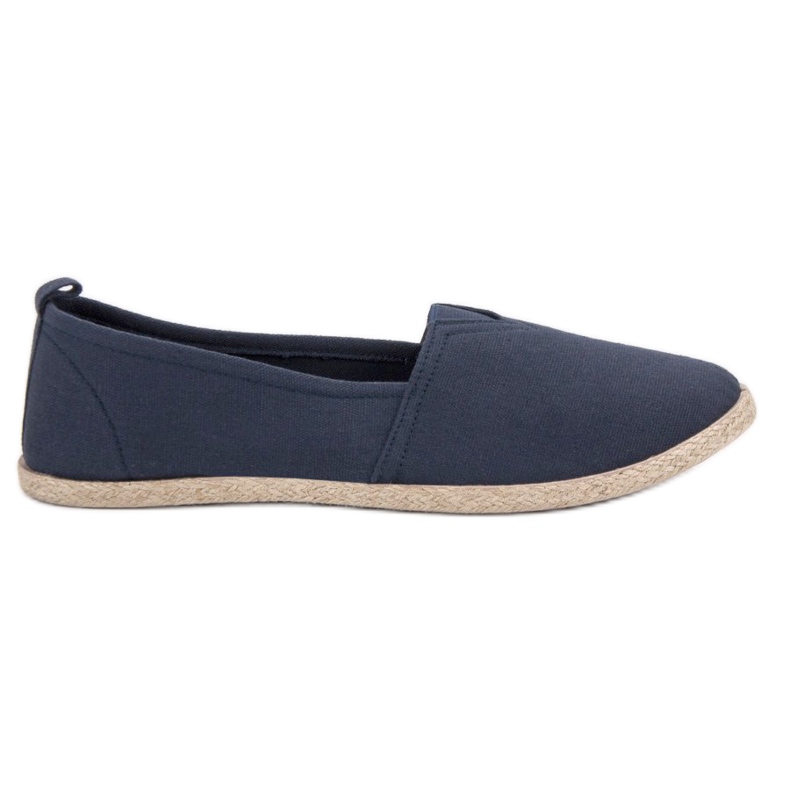Marineblaue Slip-On-Sneakers navy blau