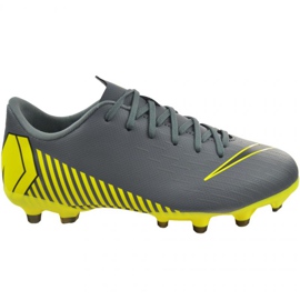 Nike Mercurial Vapor 12 Academy Mg Jr AH7347-070 Fußballschuhe mehrfarbig grau
