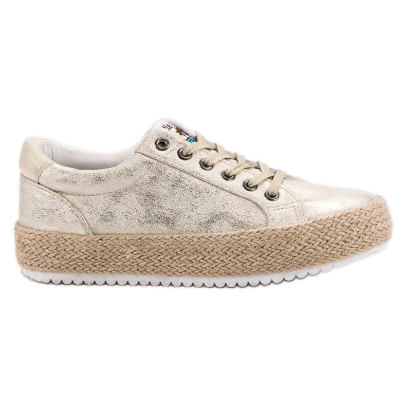 Betler Modische Espadrilles-Sneaker gelb
