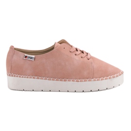 Puderfarbene Schnürschuhe VICES rosa