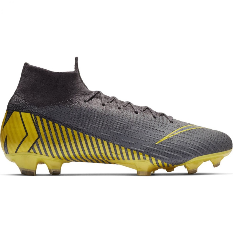 Nike Mercurial Superfly 6 Elite Fg M AH7365-070 Fußballschuhe schwarz grau